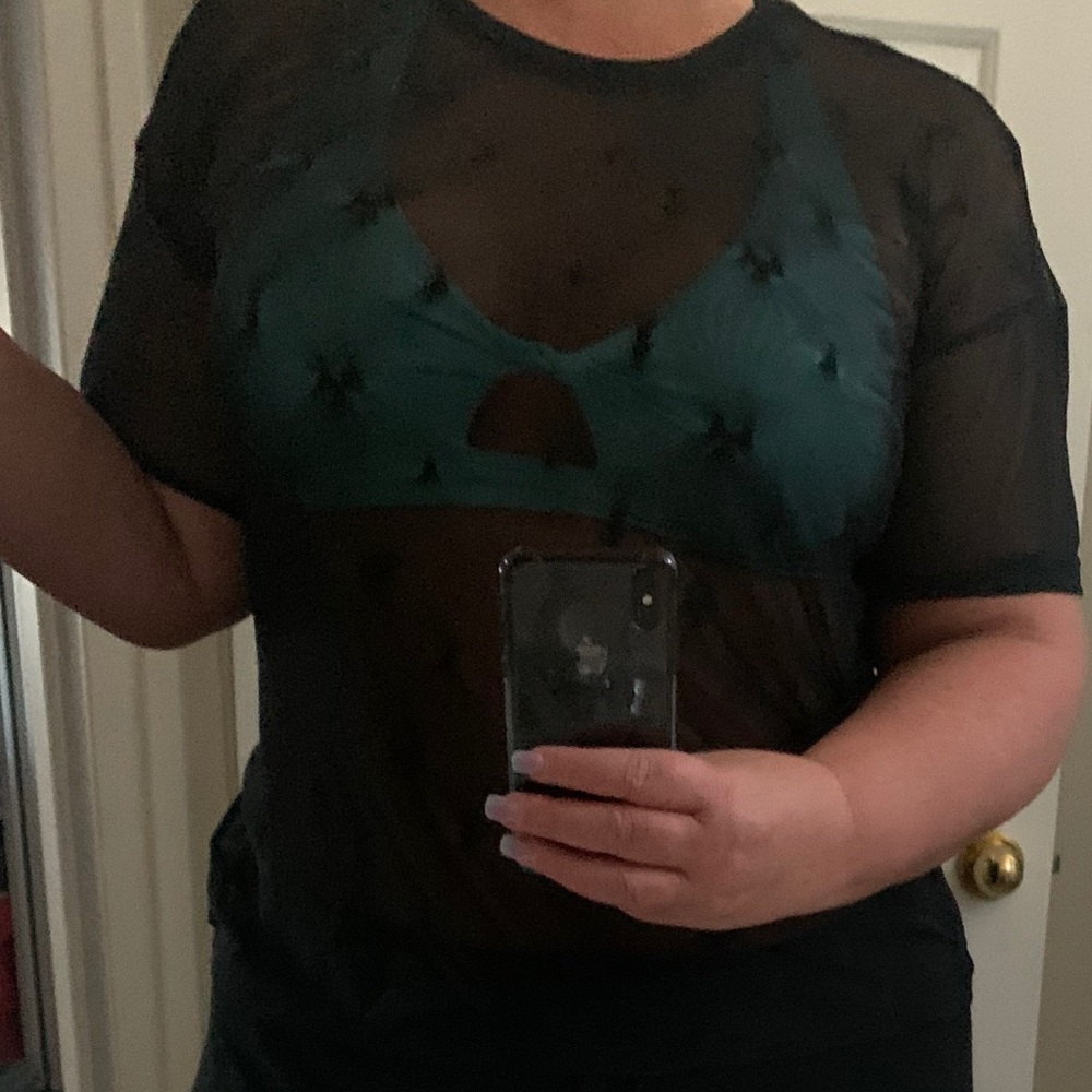 SOLD Hurley Sheer Black Top - NWT